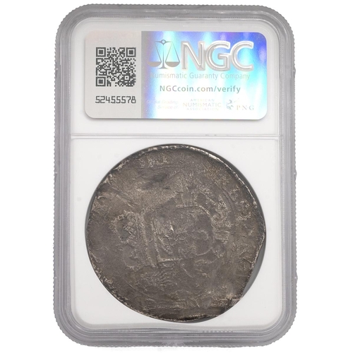 181 - Netherlands, Overjissel silver Ducaton 'Silver Rider’ (1659-1680), shipwreck coin (Dav 4945). Obvers... 