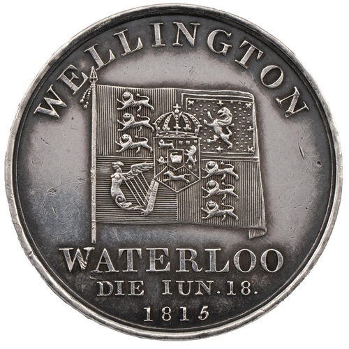 257 - 1817 Opening of Waterloo Bridge silver medal (Eimer 1091, BHM 961). Obverse: bust of George, Prince ... 