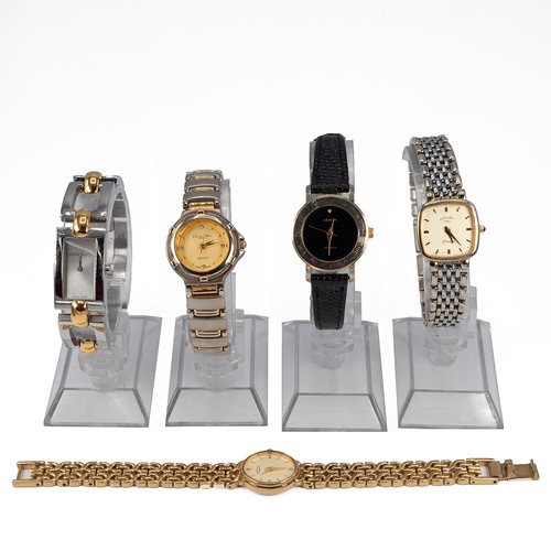 37 - Collection of lady's watches including Nina Ricci, Rotary, Christia Dior and various others