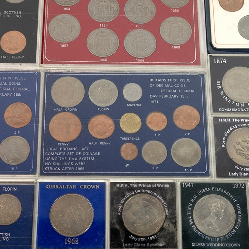 73 - Collection of pre-decimal coinage including 1,050g of silver currency, made up of 830g of pre-1947 5... 