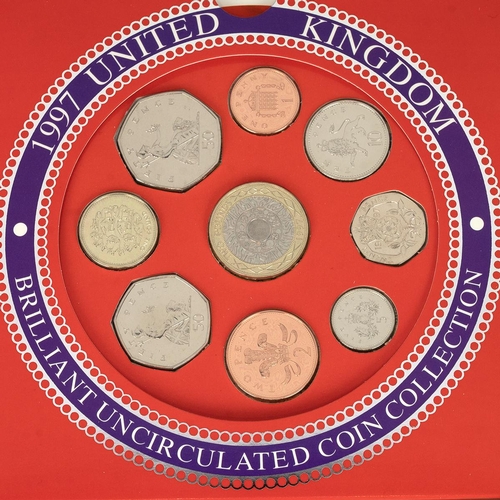 80 - Collection of brilliant uncirculated (BU) UK coins and sets, including annual sets, £2 coins and £5 ... 