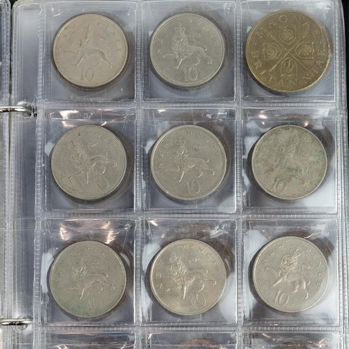 93 - An assortment of English coinage in albums and loose