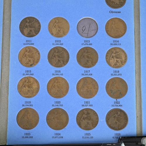 93 - An assortment of English coinage in albums and loose