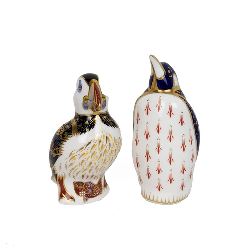 142 - Royal Crown Derby collection of paperweights to include those with gold stopper: Pheasant and Puffin... 