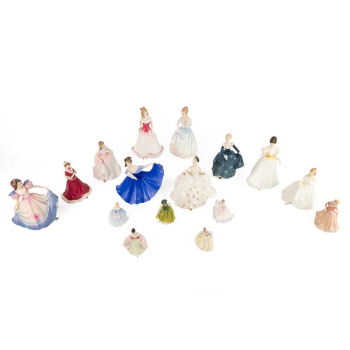 167 - Royal Doulton figurines to include: HN3419 'Angela' 1991 Limited Edition; HN2334 'Fragrance'; HN2791... 