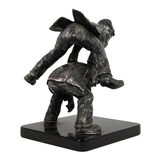 249 - A fine art limited edition aluminium sculpture by George Somerville, entitled 'Young at Heart'. With... 