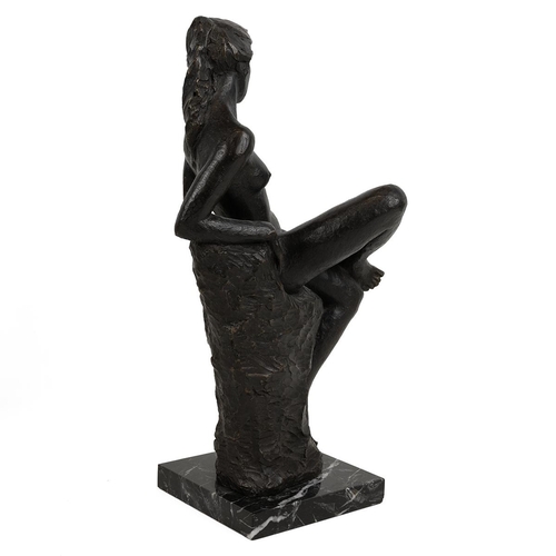 252 - Pilar Francesch (b1941, Spain), after, 'Venus' a limited edition patinated bronze (31/999) of a nude... 