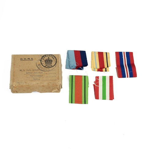 345 - Collection of WWI medals awarded to 