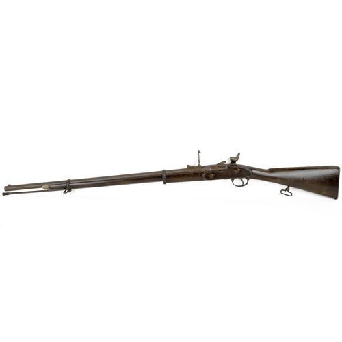 347 - 1880 Snider Tower musket rifle with ram rod and rising sight and powder chamber, hallmarked with the... 