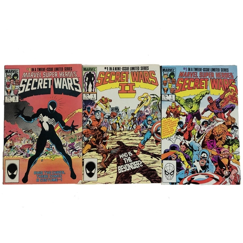 366 - Marvel Super-Heros Secret Wars Limited Series No's 1-12 together with Secret Wars II No's 1-9 by Mar... 