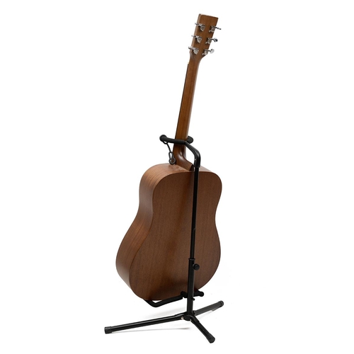 414 - John Hornby Skewes JHS Vintage V400MH 6 string acoustic guitar in mahogany, together with zipped cas... 