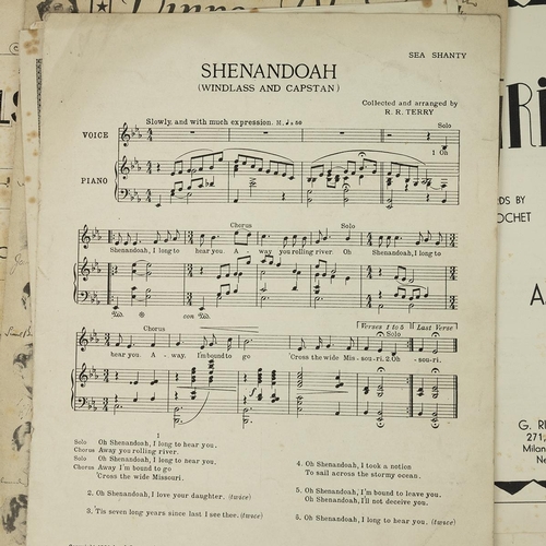 423 - Collection of vintage sheet music - mostly early to mid 20th Century.