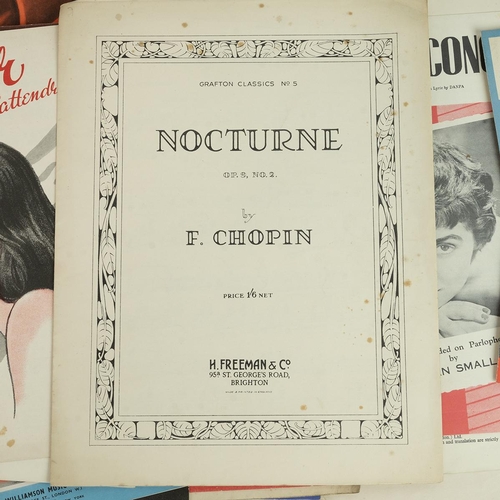 423 - Collection of vintage sheet music - mostly early to mid 20th Century.