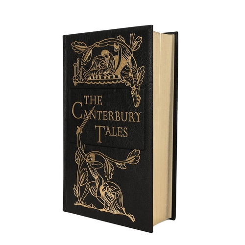 432 - The Canterbury Tales by Geoffrey Chaucer, book printed by The Folio Society Golden Cockerel Press, i... 