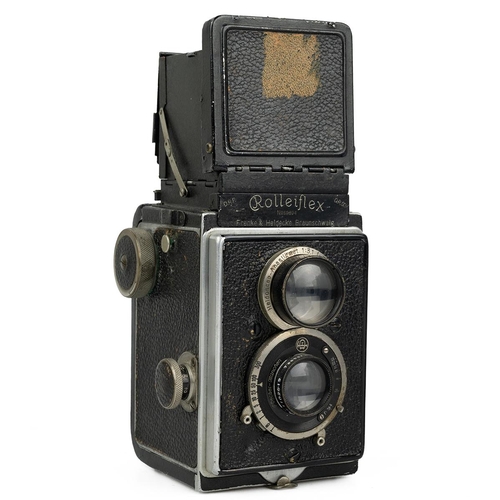 452 - Rolleiflex camera, stamped to front section 