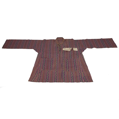 459 - Mans Jacket/ Baju- Malaysian - ref Leonard Wray & Collection Sakai Combs Flutes and a small wove... 