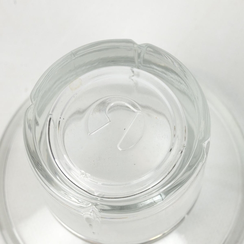 196 - Murano twisted glass sculpture (H 36.5cm), 4 unsigned glass paperweights and a pair of Rosendahl Dan... 