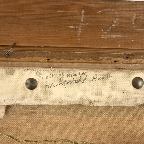 217 - Ken Howard RA NEAC OBE (1932-2022, British)  'Hampstead Heath Pond' oil on canvas, signed lower righ... 