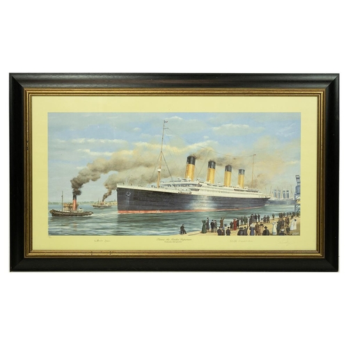 227 - Titanic signed print, 