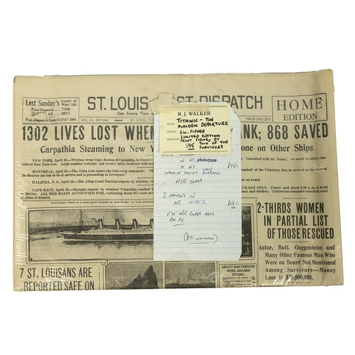 227 - Titanic signed print, 