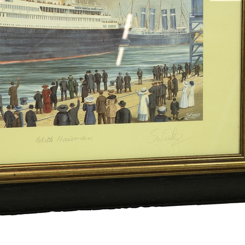 227 - Titanic signed print, 