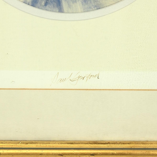 229 - Paul Gaisford (b 1941, British) after, a signed print of two Spanish/South American caballeros in a ... 