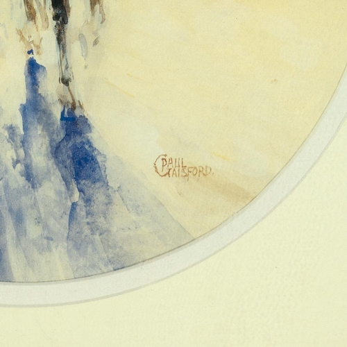 229 - Paul Gaisford (b 1941, British) after, a signed print of two Spanish/South American caballeros in a ... 