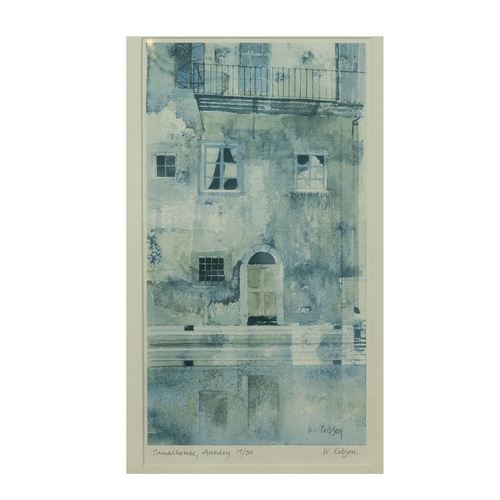 230 - Four framed prints of musical instruments, each frame W 49cm, H 38cm. Also a limited edition print o... 