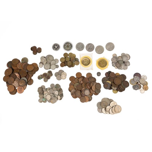 43 - Collection of 19th and early 20th Century coinage and hammered coins, including a Henry III hammered... 