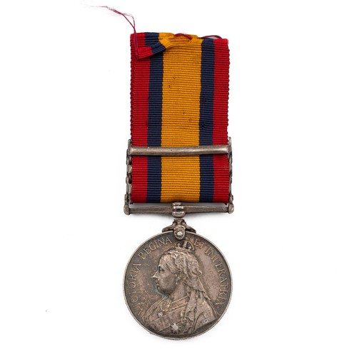 60 - Victorian South Africa medal awarded to 5461 Pte B Dobson Wiltshire Regiment. Clasps for Transvaal, ... 