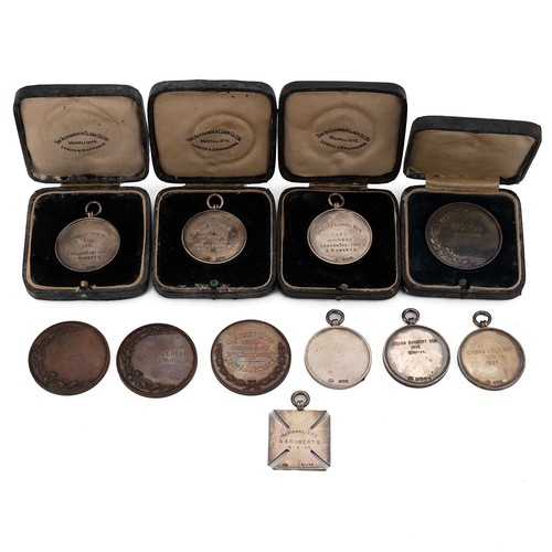 69 - Collection of 8 silver medals and 3 bronze medals. Most relate to the London Division of the Territo... 