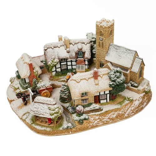 105 - Quantity of Winter / Christmas Lilliput Lane cottages including 'Christmas Eve' (limited edition mus... 