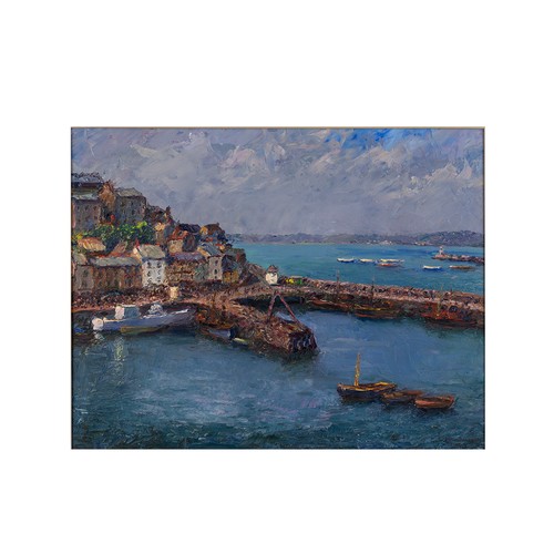 175 - Pietro Giacinto Angelo Sansalvadore (Piero Sansalvadore, Italian, 1892-1955), Brixham Harbour, Devon... 