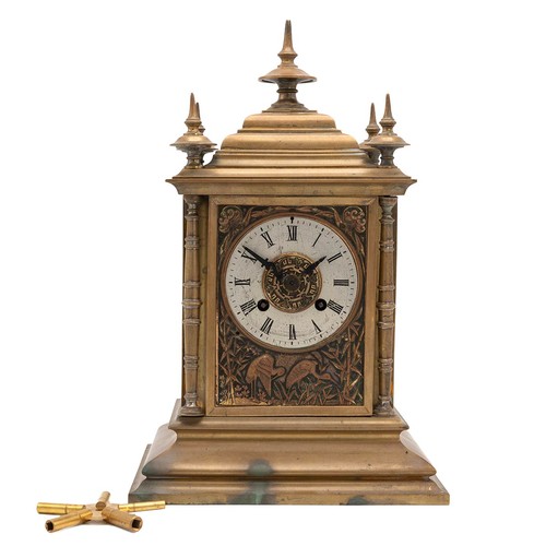 239 - Achille Brocot - a mid to late 19th century French two train mantel clock striking on a steel bell. ... 