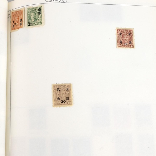 271 - Good collection of world stamps, including several Chinese pages.