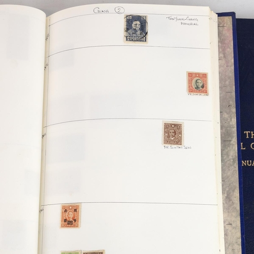 271 - Good collection of world stamps, including several Chinese pages.