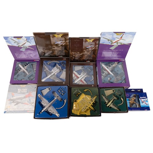 282 - Corgi aviation archive boxed planes x 9. Includes - Lockheed Constellation 47502; Bristol Britannia ... 