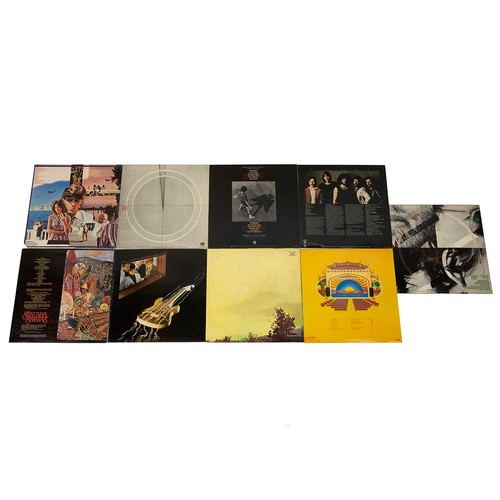 313 - Rock Record LP Bundle. Includes: Wishbone Ash- Just Testing, Argus, Live Dates Vol 2, Front Page New... 