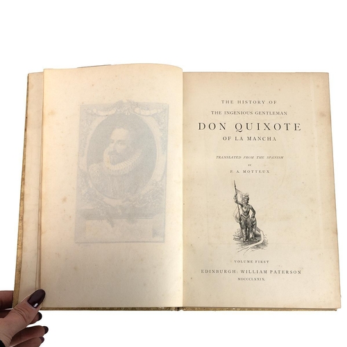 323 - Miguel de Cervantes 'The History of the Ingenious Gentleman Don Quixote of La Mancha' in four volume... 