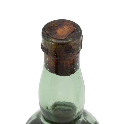 410 - Two half bottles of early 20th century Charteuse liqueur, each in etched bottles. The first in a cle... 