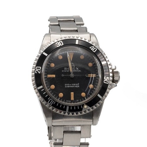 237 - Rolex Oyster Perpetual Submariner 1967 200m-660ft gents wristwatch. Ref 5513, Serial: 170xxxx.  40mm... 