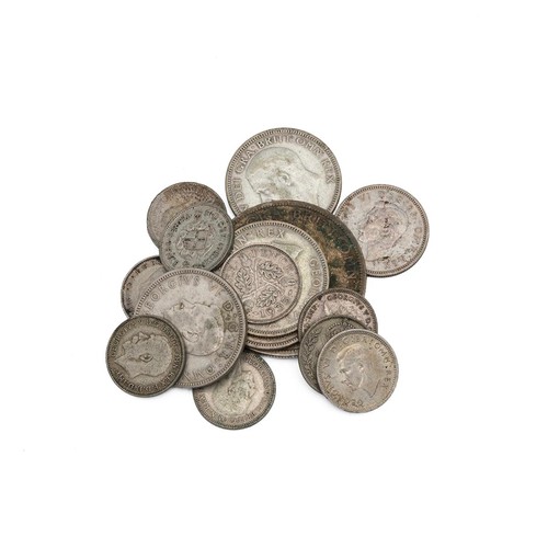 51 - Collection of British and world coinage to include 18th-century silver coins, pre-1920 and pre-1947 ... 