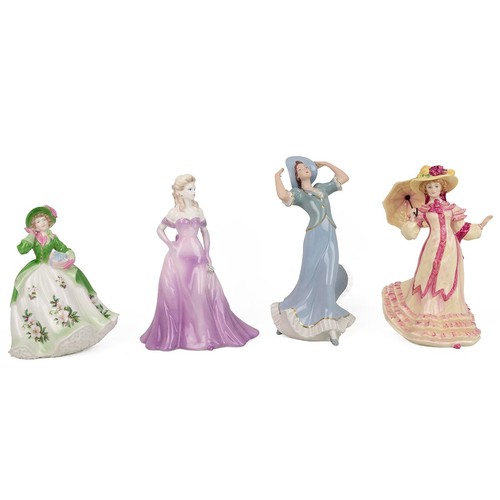 65 - Royal Doulton figurines to include: HN3477 'Springtime'; HN3286 'Alexandra'; HN2468 'Diana'; HN1731 ... 