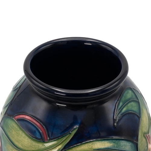 131 - Nicola Slaney for Moorcroft an 'Anna Lily' vase (H 27.5cm, model 75/11) 2003 with box.