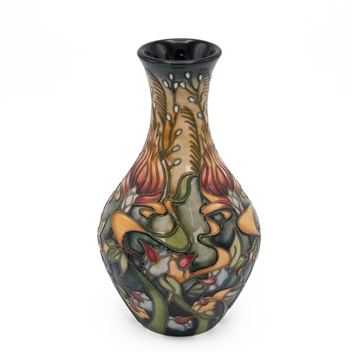 132 - Rachel Bishop for Moorcroft - a 'Prairie Summer' vase (second quality), H 20.5cm, with year mark for... 