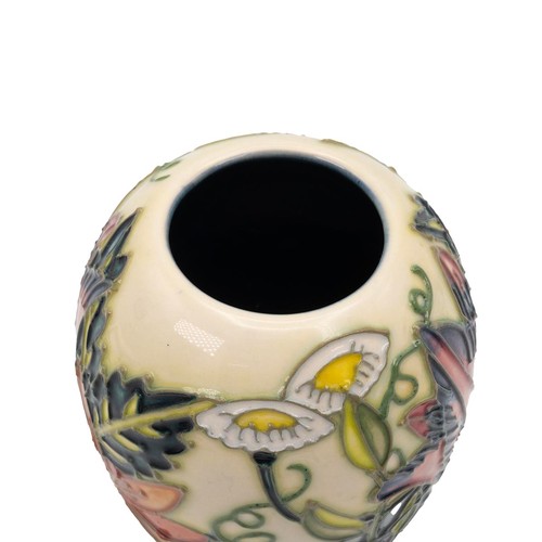 133 - Debbie Hancock for Moorcroft limited edition (270/500) 'Castle Garden' vase (H 9cm) with good marks ... 