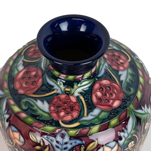 136 - Rachel Bishop for Moorcroft a 'Bullers Wood' limited edition (85/100) high shouldered baluster form ... 