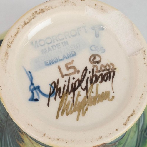 141 - Phil Gibson for Moorcoft 'Woodland Trail' vase shape 10/5, numbered edition (15) 2002, signed by the... 