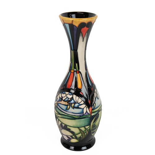 154 - Emma Bossons for Moorcroft 'Vale of Aire' limited edition (114/150) vase shape 81/10 commissioned by... 