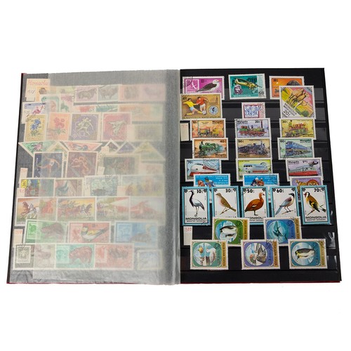 297 - Large Collection of world Stamps. 27 stock books containing multiple world-wide countries, a concent... 